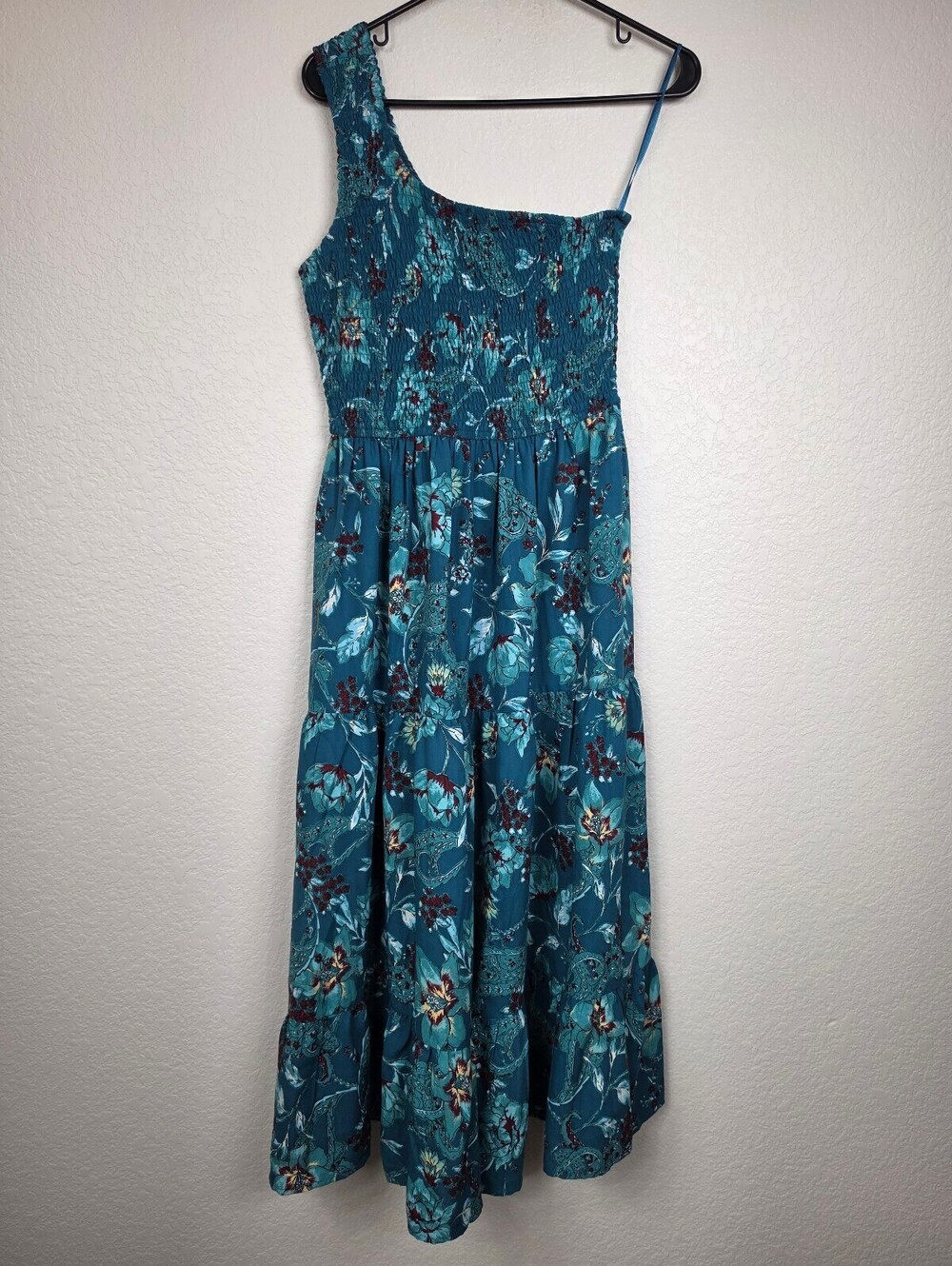 Anthropologie Band of the Free One-Shoulder Floral Dress